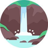 waterfall camps